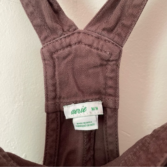 Aerie Brown Overalls - Picture 3 of 4